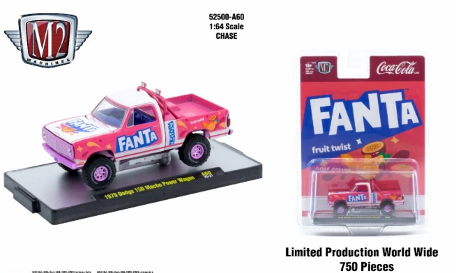 M2 Machines Coca-Cola Release A60 1979 Dodge 150 Macho Power Wagon